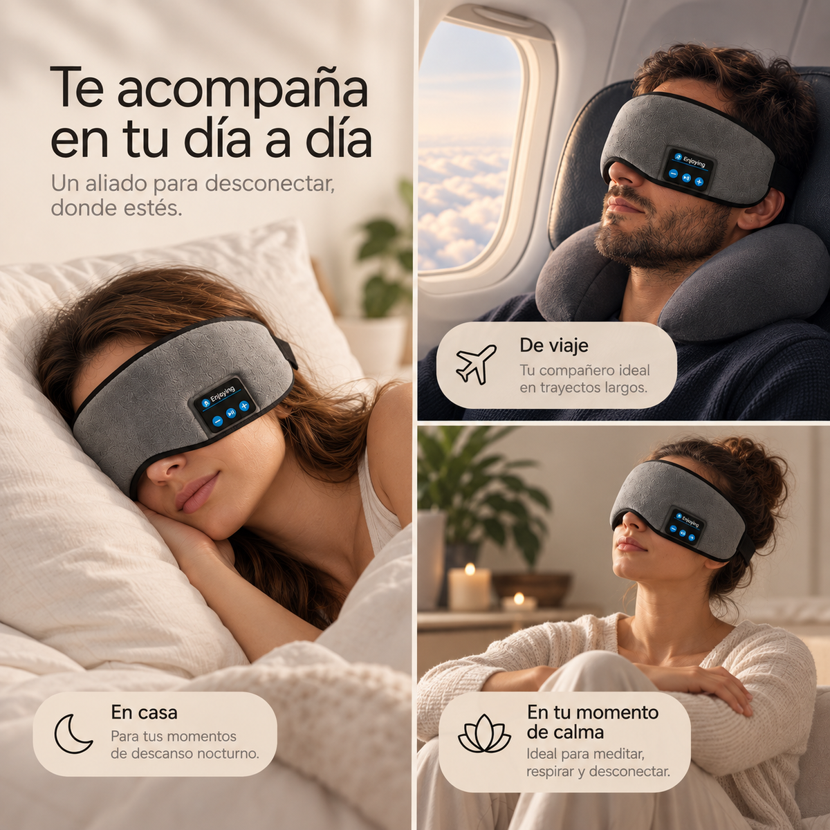 Antifaz Bluetooth RENEEW